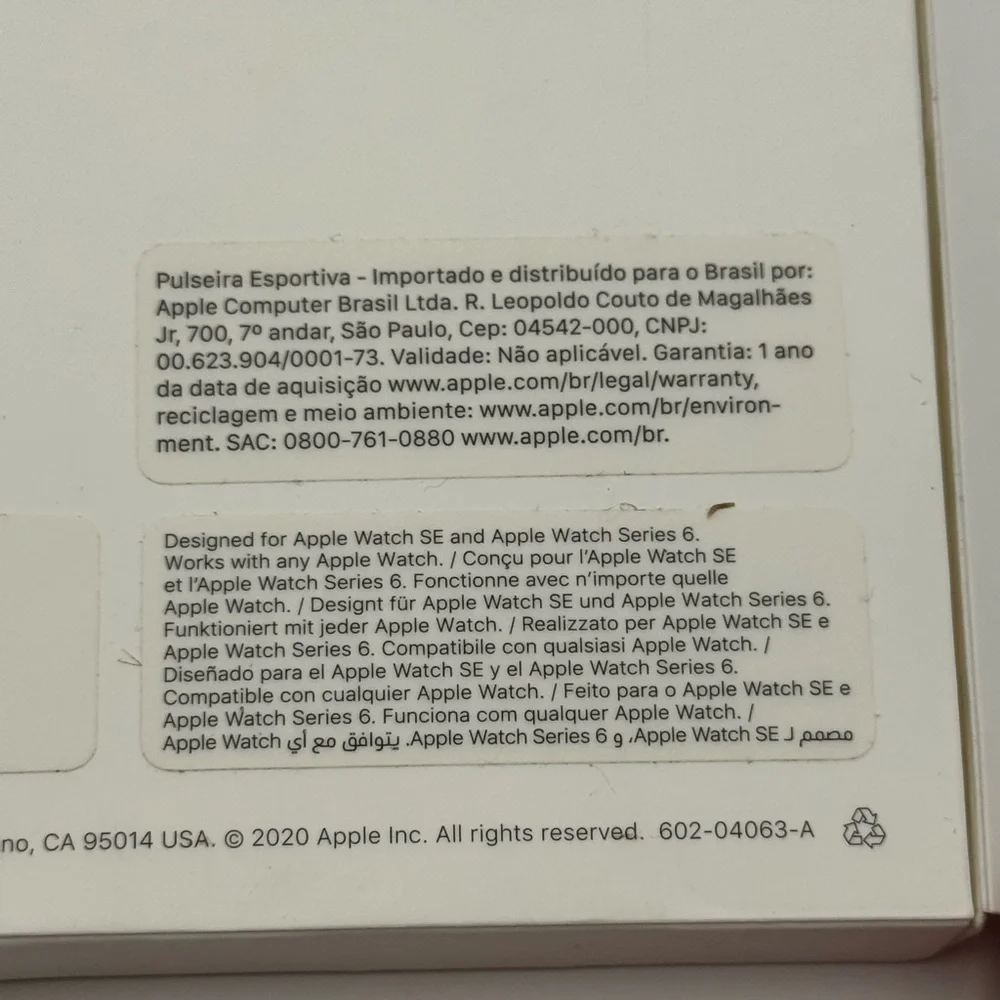 Apple Watch 44mm Sport Band- Deep Navy